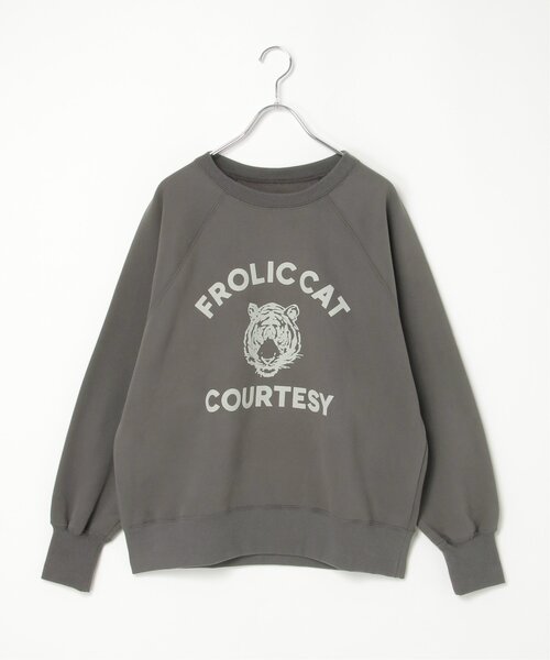 VENCEEXCHANGE（ヴァンスエクスチェンジ）の「トラフロッキーラグランスウェット（スウェット・レディース・ネイビー/アイボリー/グレー系その他/チャコール・FREE）」の20枚目の写真