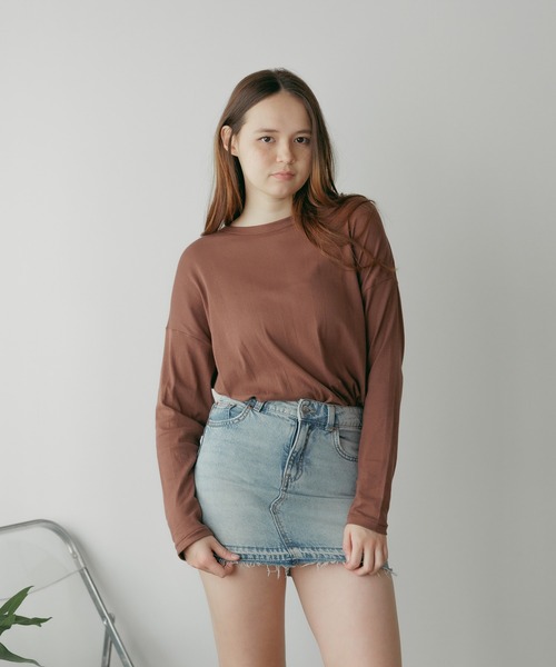 tシャツ R.P.miller/ミラー Sheer Crew L/S tee シア―トップス レディース R.P.miller/ミラー Sheer Crew L/S tee シア―トップス（Tシャツ