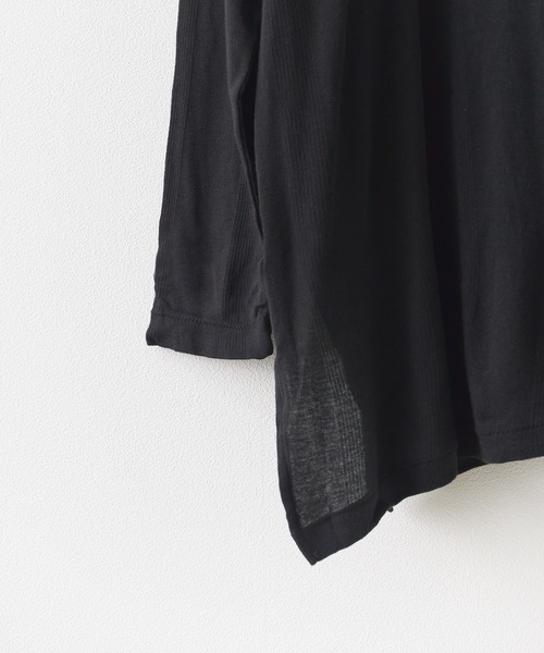 R.P.miller/ミラー Sheer Crew L/S tee シア―トップス（Tシャツ