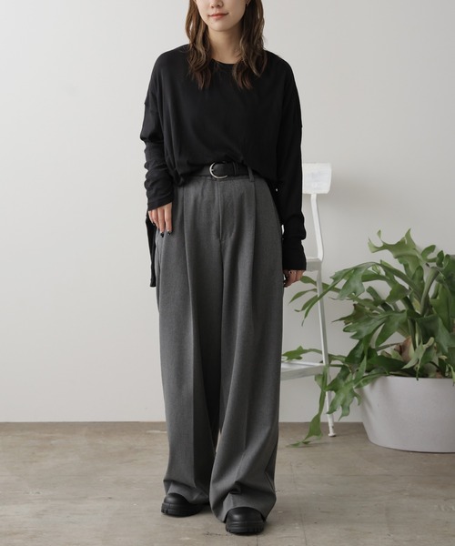 R.P.miller/ミラー Sheer Crew L/S tee シア―トップス（Tシャツ