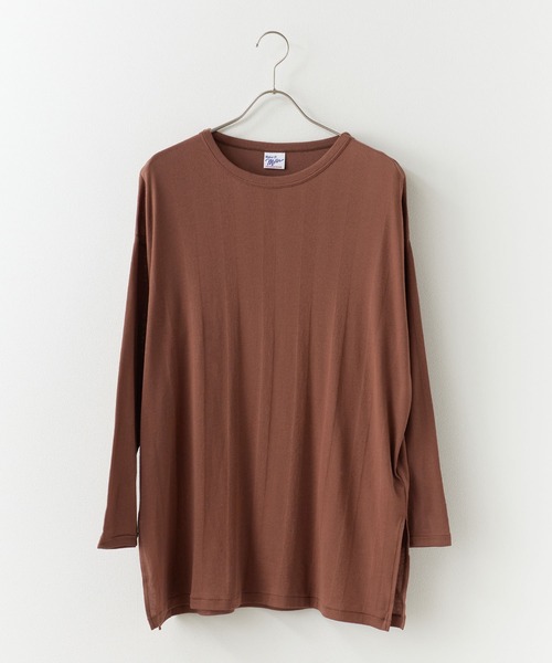 tシャツ R.P.miller/ミラー Sheer Crew L/S tee シア―トップス レディース R.P.miller/ミラー Sheer Crew L/S tee シア―トップス（Tシャツ