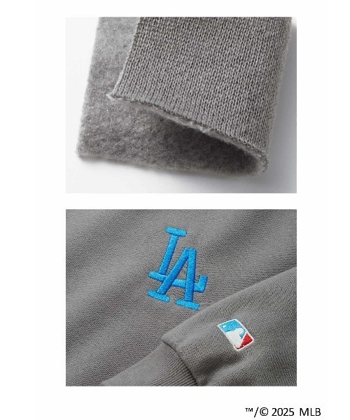 IEDIT(イディット)の「IEDIT オリジナルMLBデザイン ダークカラーでシックにきまる大人のゆるスウェット(スウェット・レディース・グレー/ブラック/ネイビー・LL/3L/M/L/S/4L)」の8枚目の写真