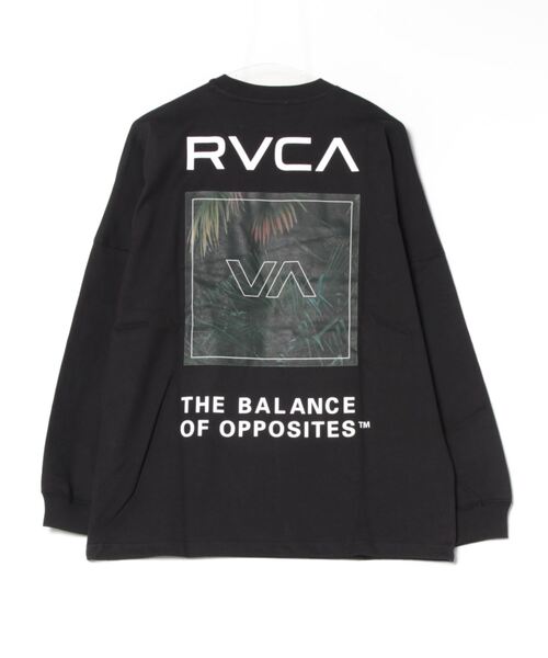 【RVCA】長袖 袖ロゴ Tシャツ ブラック / 送料無料 RVCA ルーカ ロンT メンズ 長袖 ロゴ カジュアル ストリート