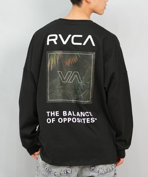 セール】RVCA/ルーカ ロンTee/長袖Tシャツ ボックスロゴ オーバー