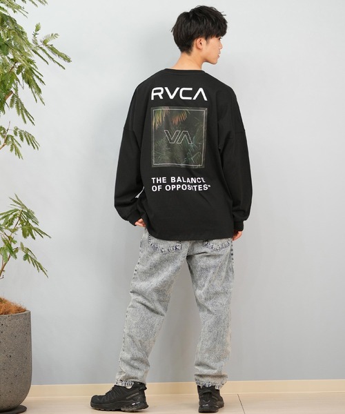 RVCA(ルーカ)の「RVCA/ルーカ ロンTee/長袖Tシャツ ボックスロゴ オーバーサイズ ユニセックス BF041-153(Tシャツ/カットソー・メンズ・ホワイト/ベージュ/ブラック・L/S/M)」の13枚目の写真