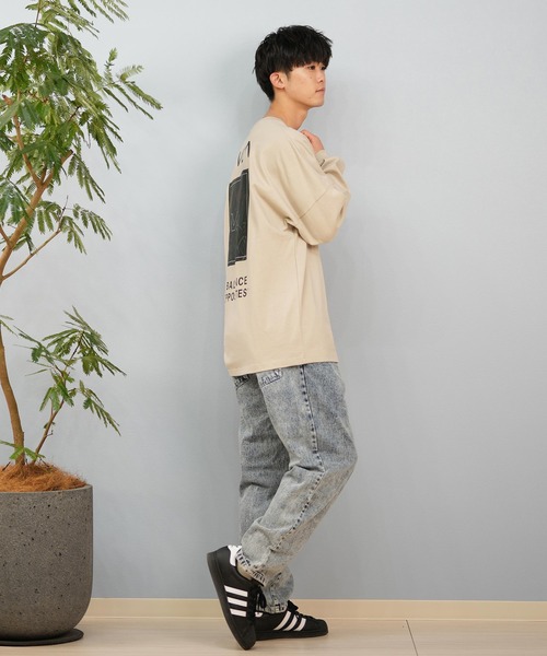 RVCA(ルーカ)の「RVCA/ルーカ ロンTee/長袖Tシャツ ボックスロゴ オーバーサイズ ユニセックス BF041-153(Tシャツ/カットソー・メンズ・ホワイト/ベージュ/ブラック・L/S/M)」の20枚目の写真