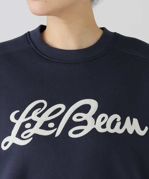 L.L.Bean(エルエルビーン)の「L.L.BEAN/エルエルビーン ロゴスウェット 4475-7151(スウェット・レディース・ネイビー・FREE)」の6枚目の写真