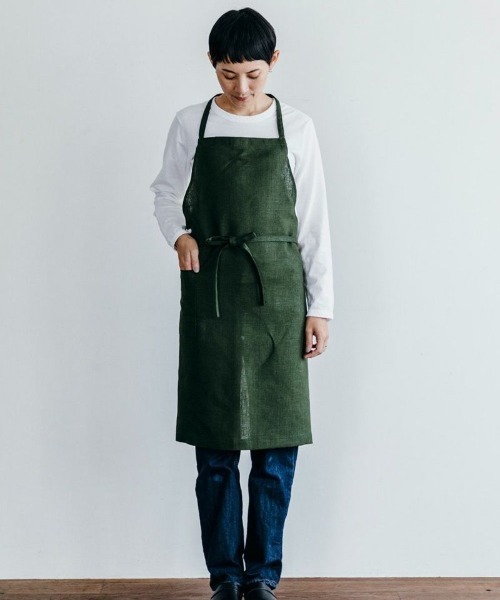 fog(フォグ)リネンデイリーエプロン W84×L85cm(エプロン)|fog linen work(フォグリネンワーク) fog(フォグ)リネンデイリーエプロン W84×L85cm(エプロン)|fog linen work(フォグリネンワーク)