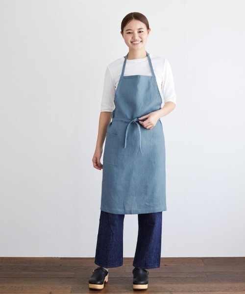 fog(フォグ)リネンデイリーエプロン W84×L85cm(エプロン)|fog linen work(フォグリネンワーク) fog(フォグ)リネンデイリーエプロン W84×L85cm(エプロン)|fog linen work(フォグリネンワーク)