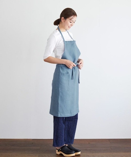fog(フォグ)リネンデイリーエプロン W84×L85cm(エプロン)|fog linen work(フォグリネンワーク) fog(フォグ)リネンデイリーエプロン W84×L85cm(エプロン)|fog linen work(フォグリネンワーク)