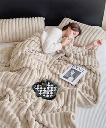 pyornim(ピョルニム)のもこもこ毛布 掛け布団 大判ブランケット(ブランケット)