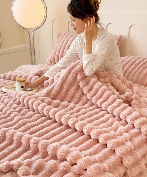 セール】【100×150cm】もこもこ毛布 掛け布団 大判ブランケット