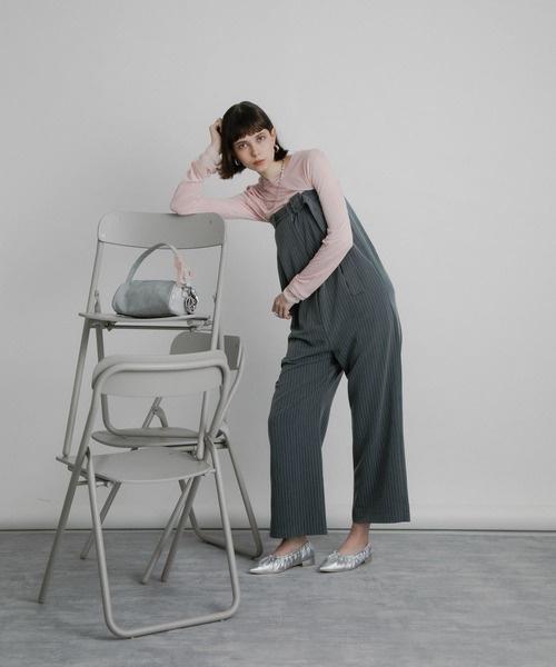 SENSE OF PLACE by URBAN RESEARCH(センスオブプレイスバイアーバンリサーチ)の「シアーレイヤードTシャツ(Tシャツ/カットソー・レディース・アイボリー/ブラック/ピンク・ONE)」の22枚目の写真