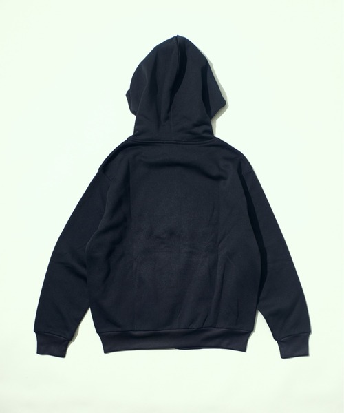 cozyworldwide ジップパーカー　ブラック　百足着用 セール】2-12A37 裏起毛 ジップパーカー 無地 ブラック