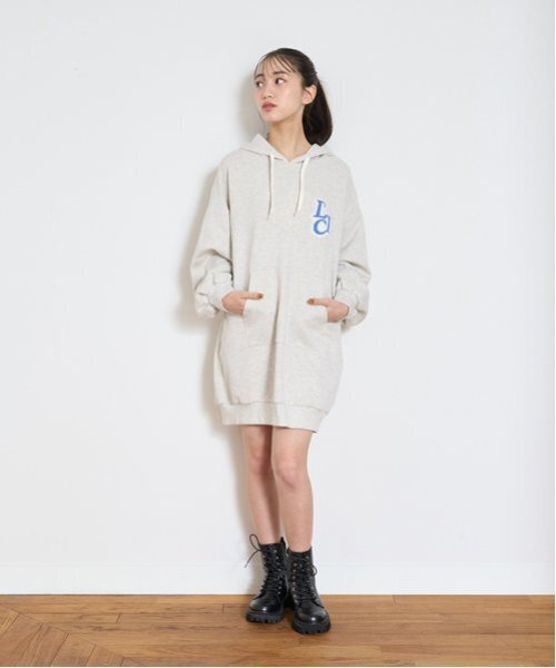 セール】【GOODPRICE】サガラワンポパーカワンピース