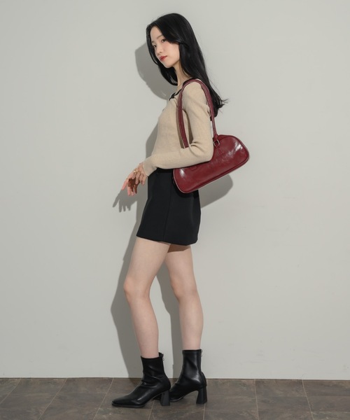 NEUNA(ヌナ)の「バイカラーニットトップス(ニット/セーター・レディース・ブラック/ベージュ・FREE)」の16枚目の写真