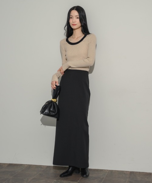 NEUNA（ヌナ）の「バイカラーニットトップス（ニット/セーター）」 - WEAR