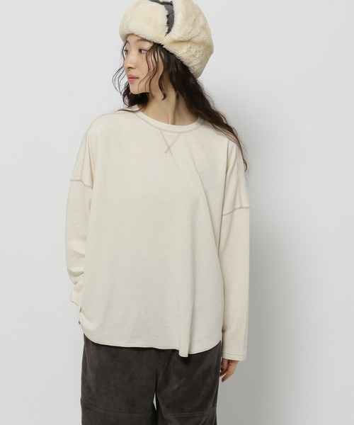 セール】ミニパイルステッチプルオーバー（Tシャツ/カットソー