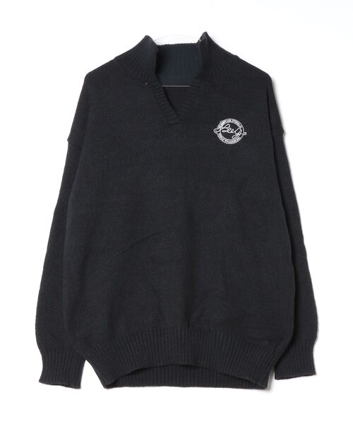MGV（エムジーヴィー）の「サークルロゴニットポロ（ニット/セーター・メンズ・アイボリー/ブラック・LARGE/X-LARGE/MEDIUM）」の7枚目の写真