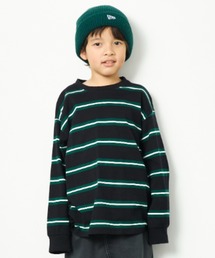 Auntie Rosa Holiday | オーバーサイズボーダーロンTEE(Tシャツ/カットソー)