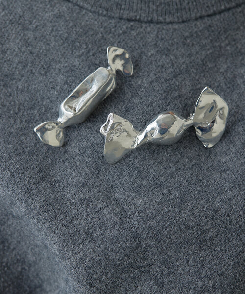 ear PAPILLONNER(イアパピヨネ)の「《日本製》キャンディーブローチ(ブローチ/コサージュ・レディース・シルバー系その他2/ゴールド系その他2/シルバー系その他/ゴールド系その他・FREE)」の8枚目の写真