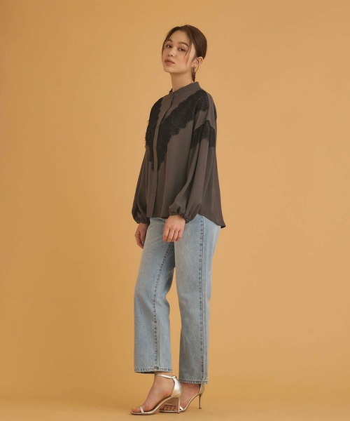 Edit Sheen(エディットシーン)の「ストレートデニムパンツ(デニムパンツ・レディース・ブルー・S/M)」の2枚目の写真