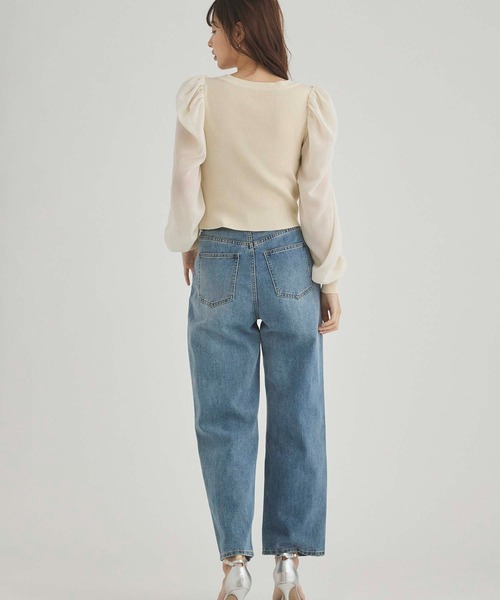 Edit Sheen(エディットシーン)の「ストレートデニムパンツ(デニムパンツ・レディース・ブルー・S/M)」の16枚目の写真
