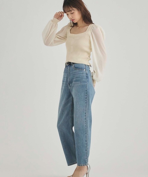 Edit Sheen(エディットシーン)の「ストレートデニムパンツ(デニムパンツ・レディース・ブルー・S/M)」の15枚目の写真