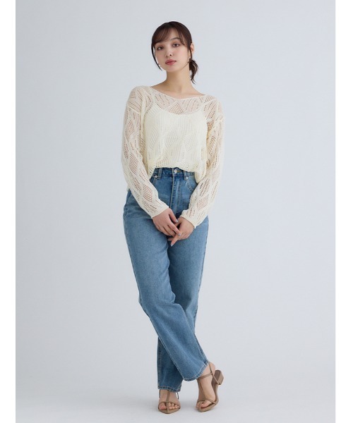 Edit Sheen(エディットシーン)の「ストレートデニムパンツ(デニムパンツ・レディース・ブルー・S/M)」の19枚目の写真