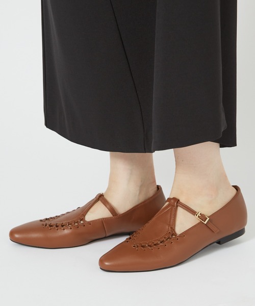 REMME(レメ)の「【REMME/レメ】レースアップレザーシューズ(パンプス・レディース・ブラウン/ブラック・36/37/38/35)」の1枚目の写真