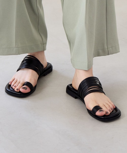 HIMIKO（ヒミコ）の「【HIMIKO】【ZOZOTOWN限定デザイン】トングコードストラップサンダル/650202（サンダル・レディース・ブラック/シルバー・MEDIUM/SMALL/X-LARGE/LARGE）」の17枚目の写真