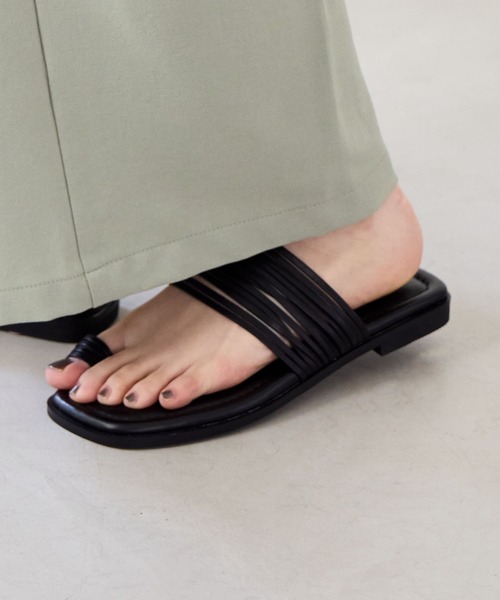 HIMIKO（ヒミコ）の「【HIMIKO】【ZOZOTOWN限定デザイン】トングコードストラップサンダル/650202（サンダル・レディース・ブラック/シルバー・MEDIUM/SMALL/X-LARGE/LARGE）」の20枚目の写真
