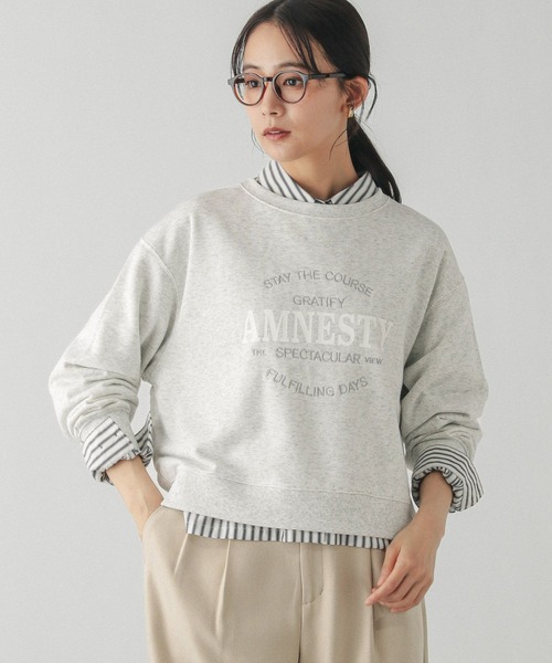 セール】乾きやすいスウェットプリント長袖/286082（スウェット