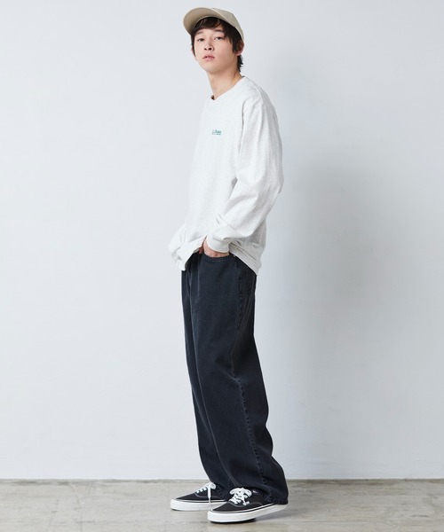 L.L.Bean（エルエルビーン）の「【JAPAN EDITION】ユニオン・ロングスリーブ・ティ（Tシャツ/カットソー・メンズ・ネイビー/ホワイト×グリーン/ライトグレー/ホワイト・SMALL/MEDIUM/LARGE/X-LARGE）」の7枚目の写真