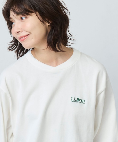 L.L.Bean（エルエルビーン）の「【JAPAN EDITION】ユニオン・ロングスリーブ・ティ（Tシャツ/カットソー・メンズ・ネイビー/ホワイト×グリーン/ライトグレー/ホワイト・SMALL/MEDIUM/LARGE/X-LARGE）」の21枚目の写真