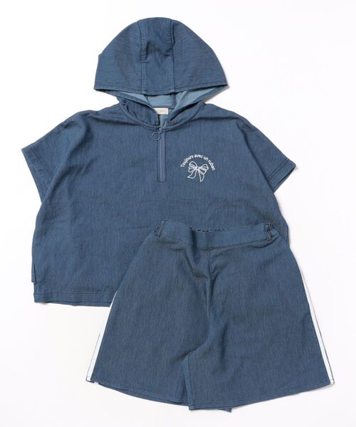 キュメリqumerry.デニムセットアップ2点セット リネンデニムセットアップ Kinari - C.COUNTLY【シーカウントリー】