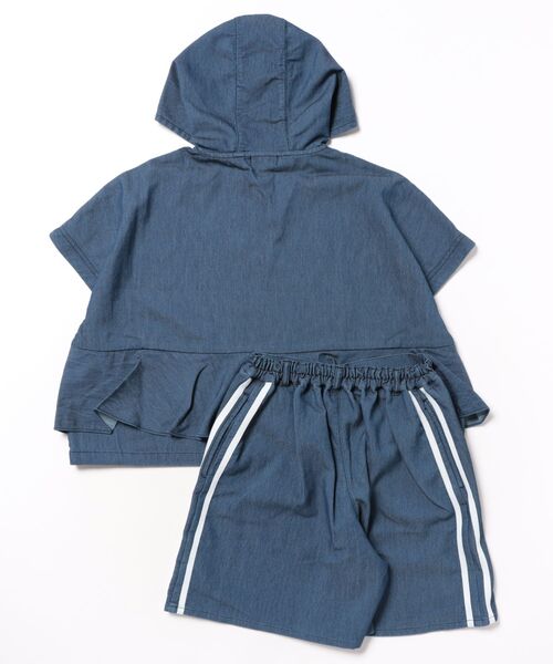 セール】メッシュデニムセットアップ(140～160)（セットアップ