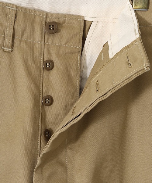 orSlow（オアスロウ）の「Orslow / オアスロウ：VINTAGE FIT ARMY TROUSERS(UNISEX)：03-V5361-40[STD]（チノパンツ・メンズ・カーキ・1）」の4枚目の写真