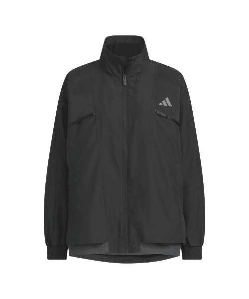 adidas（アディダス）の「アディダス adidas ワーディング ウーブンジャケット（ナイロンジャケット・レディース・アイボリー/ブラック/ブルー・S/M/L/XL）」の8枚目の写真