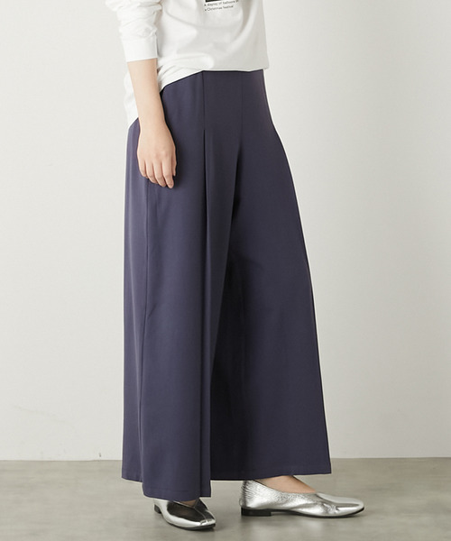 LOGEMENT DE CLAIRE(ロジュモンドクレール)の「タックワイドパンツ(その他パンツ・レディース・ネイビー/ブラック/ベージュ・3/2)」の14枚目の写真