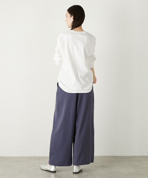 LOGEMENT DE CLAIRE(ロジュモンドクレール)の「タックワイドパンツ(その他パンツ・レディース・ネイビー/ブラック/ベージュ・3/2)」の17枚目の写真