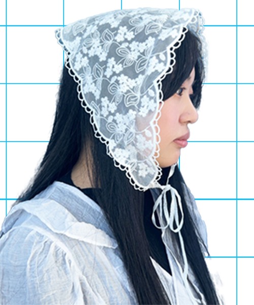 gargle(ガーグル)の「gargle ガーグル:バブーシュカ2(ヘアバンド・レディース・ホワイト/ホワイト系その他・FREE)」の11枚目の写真