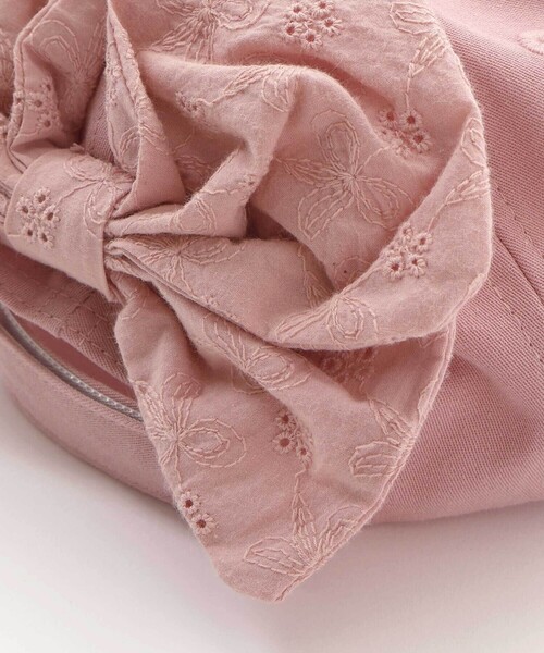 SLAP SLIP(スラップスリップ)の「ラメ刺しゅうバックリボンキャップ(52~54cm)(キャップ・キッズ・パープル/ピンク・S/M)」の7枚目の写真