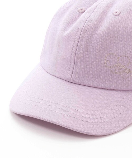 SLAP SLIP(スラップスリップ)の「ラメ刺しゅうバックリボンキャップ(52~54cm)(キャップ・キッズ・パープル/ピンク・S/M)」の10枚目の写真