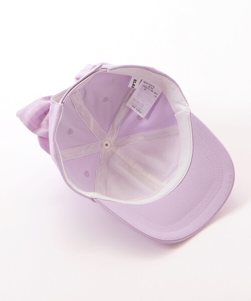 SLAP SLIP(スラップスリップ)の「ラメ刺しゅうバックリボンキャップ(52~54cm)(キャップ・キッズ・パープル/ピンク・S/M)」の5枚目の写真