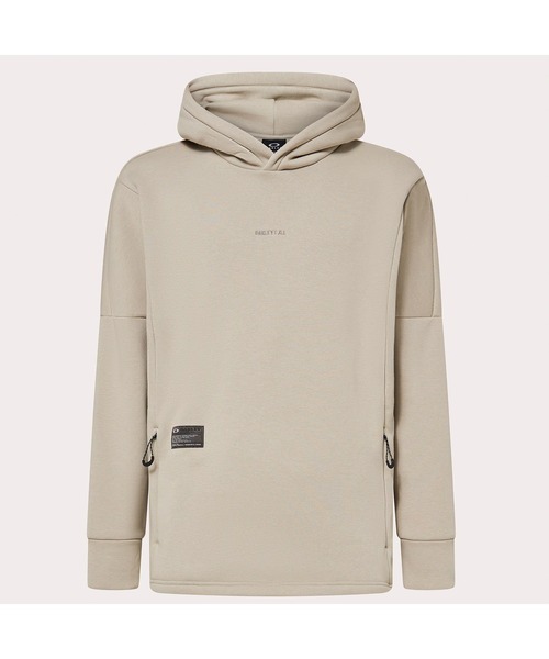 OAKLEY(オークリー)の「オークリー FGL SLICK FLEECE HOODIE 2.7 / フーディー・パーカー/吸汗速乾/UPF50+/ FGL アウトドア/OAKLEY(パーカー・メンズ・ブラック/サンドグレー/オフホワイト・M/S/L/XS)」の3枚目の写真