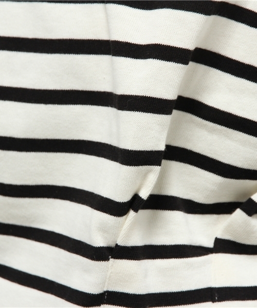 Heather(ヘザー)の「ボーダータックプルオーバー 707178(Tシャツ/カットソー・レディース・ホワイト×ブラック/ブラウン系その他/ネイビー・FREE)」の10枚目の写真