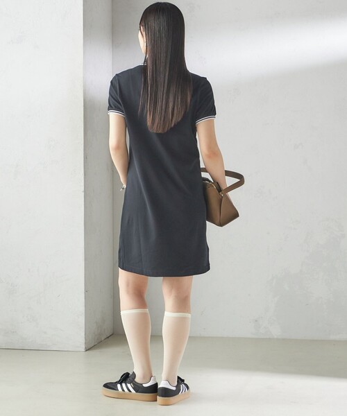 FRED PERRY ワンピース TWIN TIPPED FRED PERRY DRESS D3600 Twin Tipped Fred Perry Dress - Black / White / White