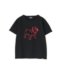 schott（ショット）の「Schott/ショット/KID'S SS T-SHIRT BULLDOG/キッズ Tシャツ ブルドッグ（Tシャツ/カットソー）」