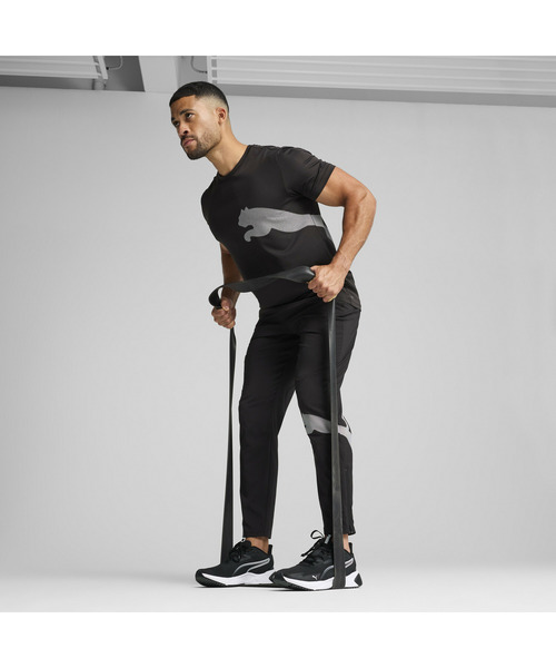 PUMA(プーマ)の「PUMA プーマ メンズ トレーニング TAD ビッグ ロゴ 半袖 Tシャツ(Tシャツ/カットソー・メンズ・ブラック/グリーン系その他・LARGE/MEDIUM/XX-LARGE/SMALL/X-LARGE)」の4枚目の写真